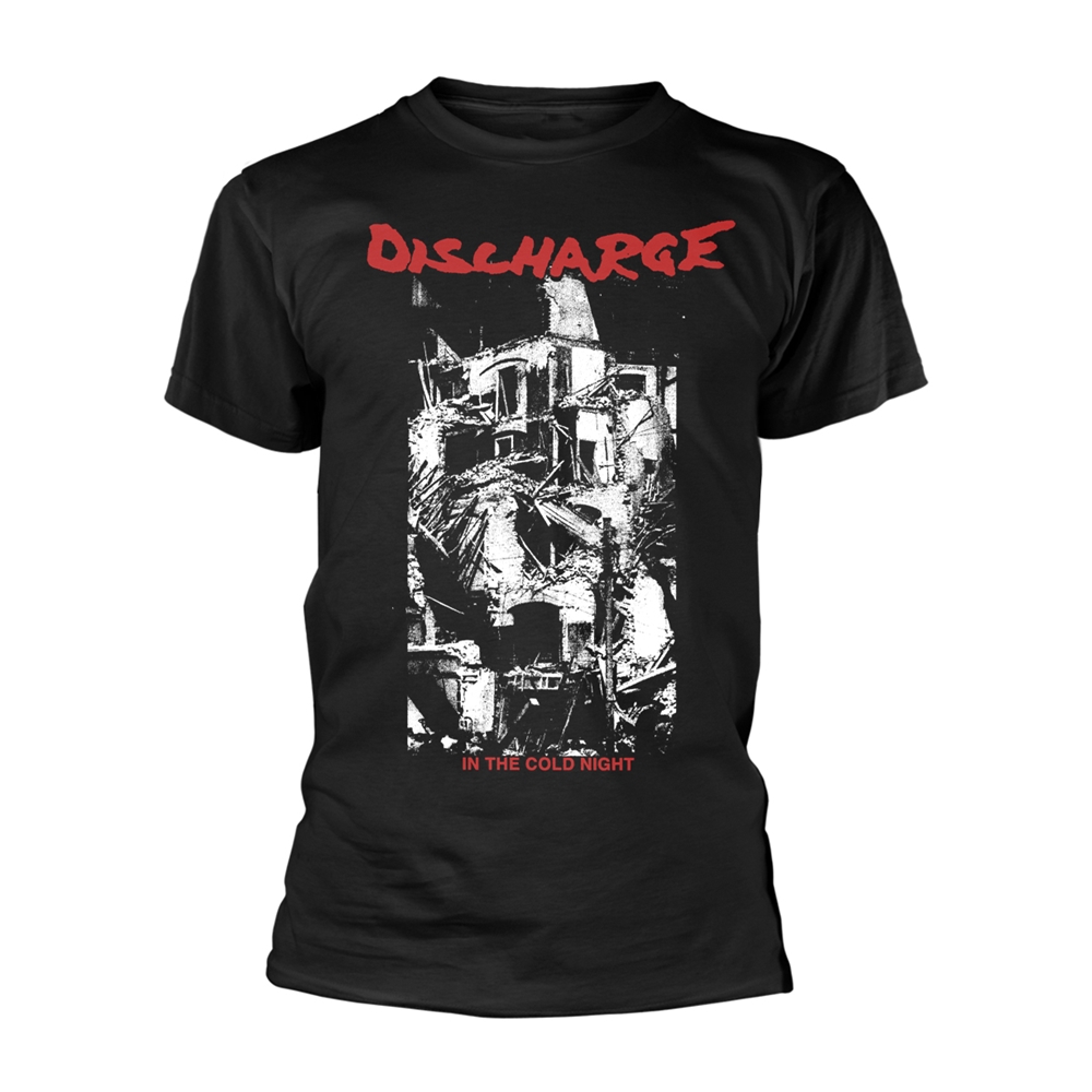 DISCHARGE - T-SHIRT, IN THE COLD NIGHT