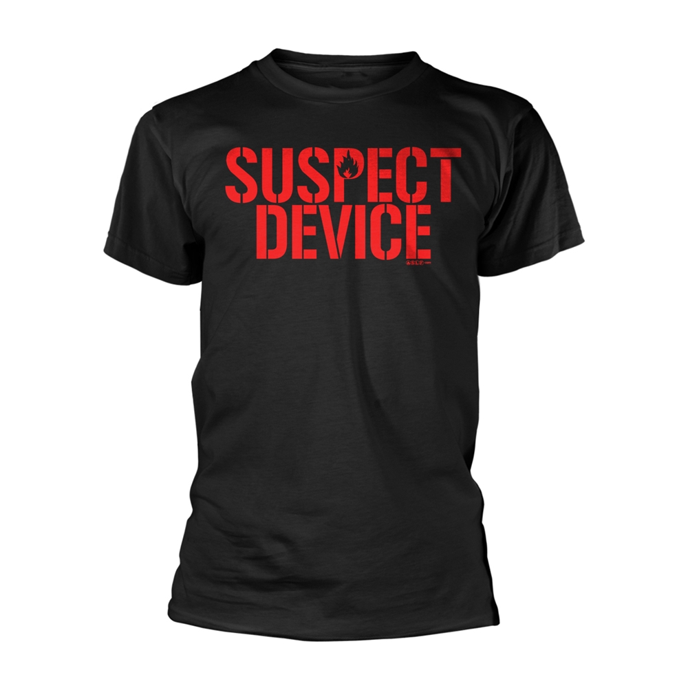 STIFF LITTLE FINGERS - T-SHIRT, SUSPECT DEVICE (BLACK)