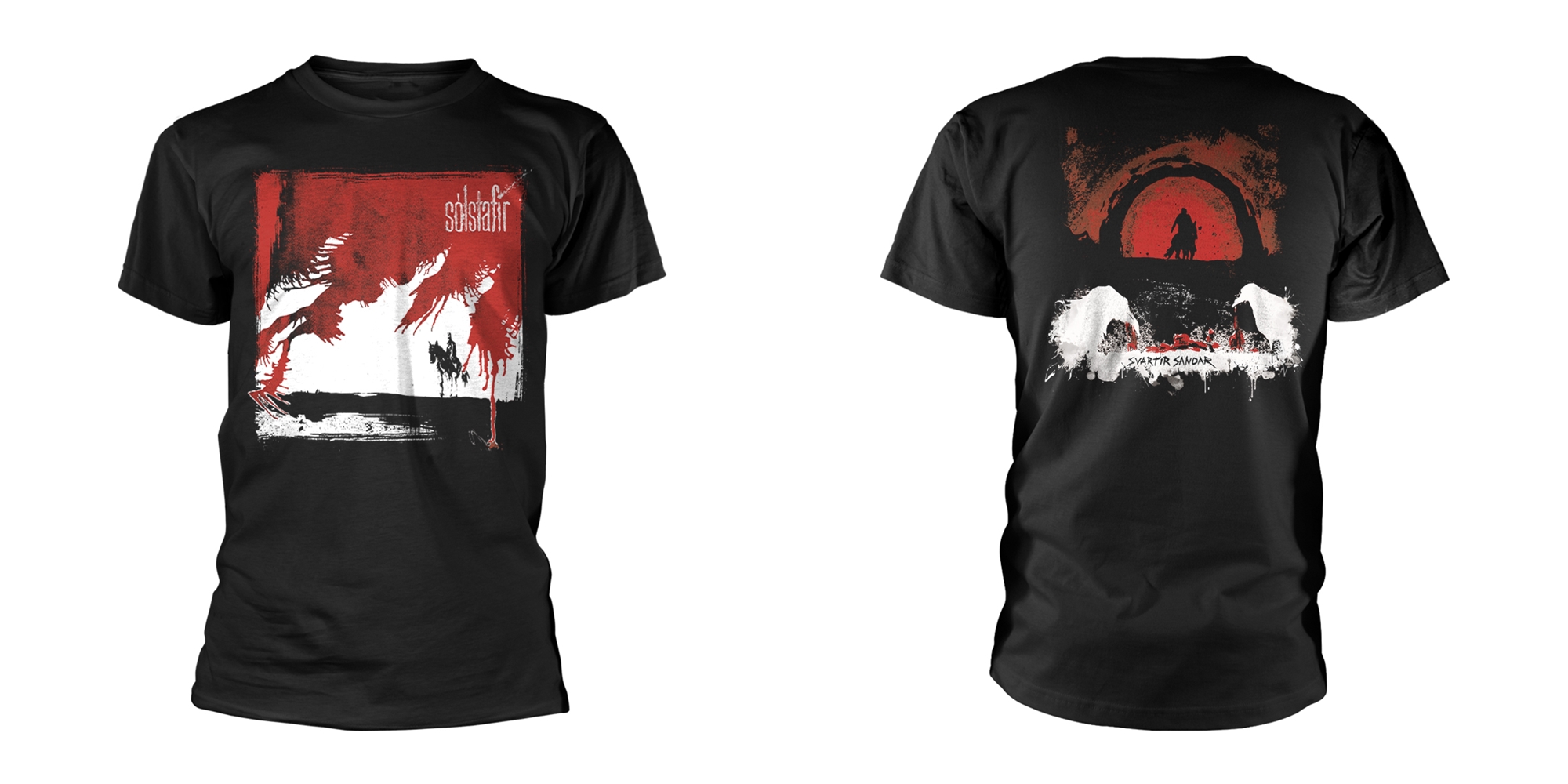 SOLSTAFIR - T-SHIRT, SVARTIR SANDAR
