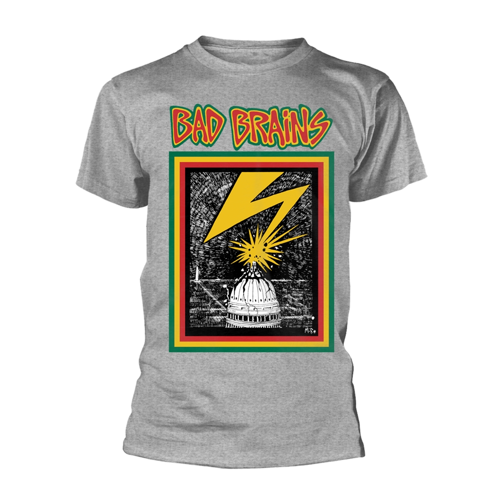 BAD BRAINS - T-SHIRT, BB (GREY)