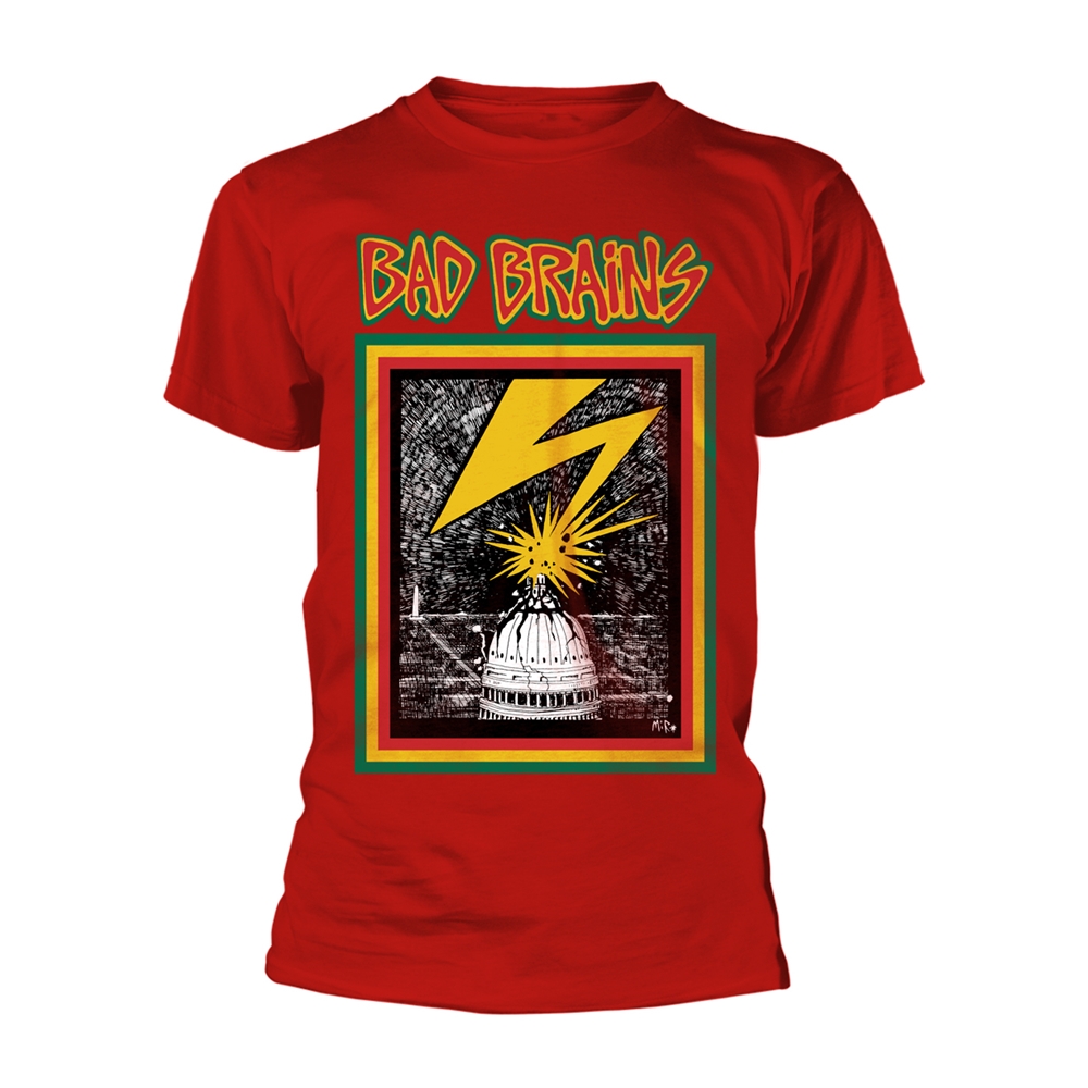 BAD BRAINS - T-SHIRT, BB (RED)