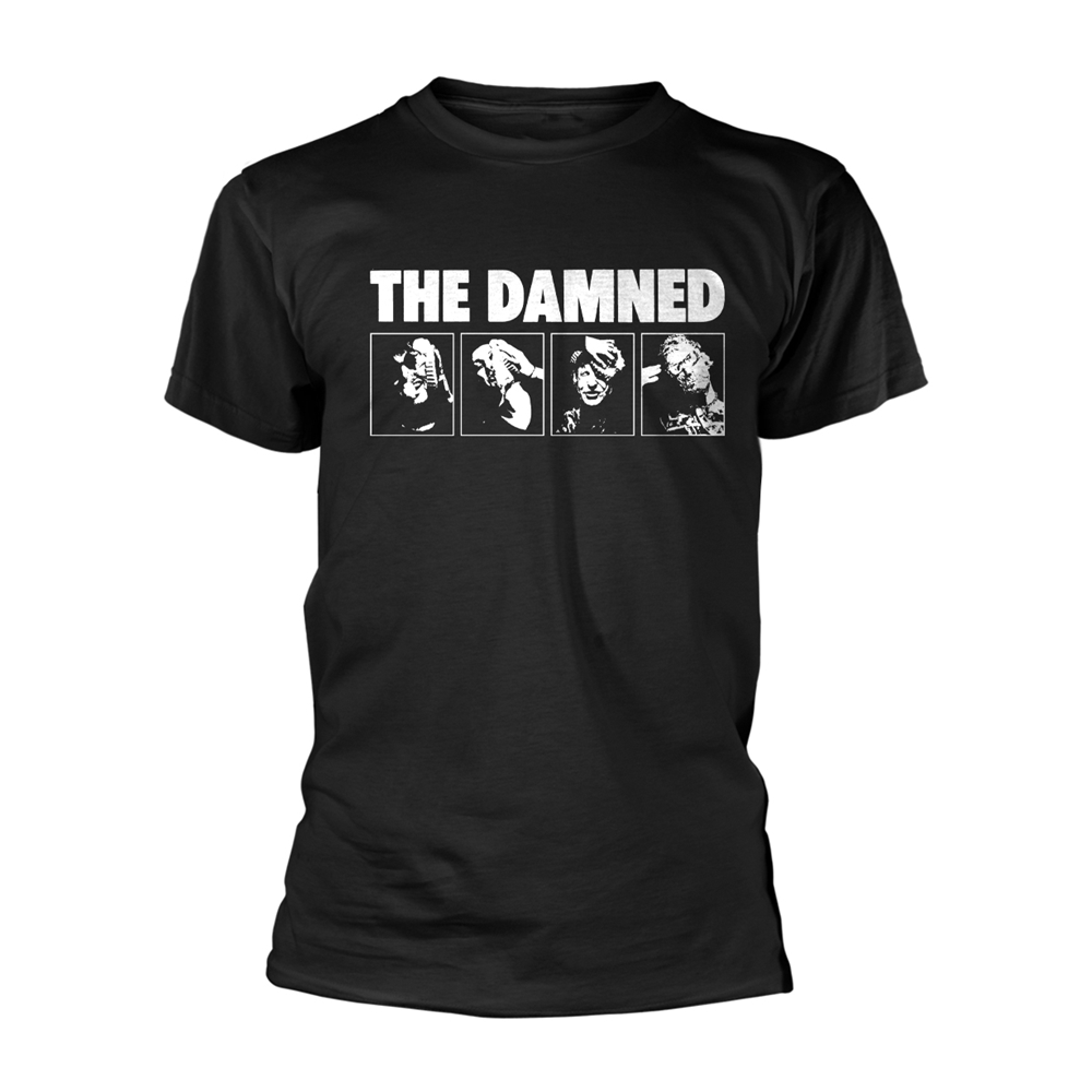 DAMNED, THE - T-SHIRT, HEADSHOTS