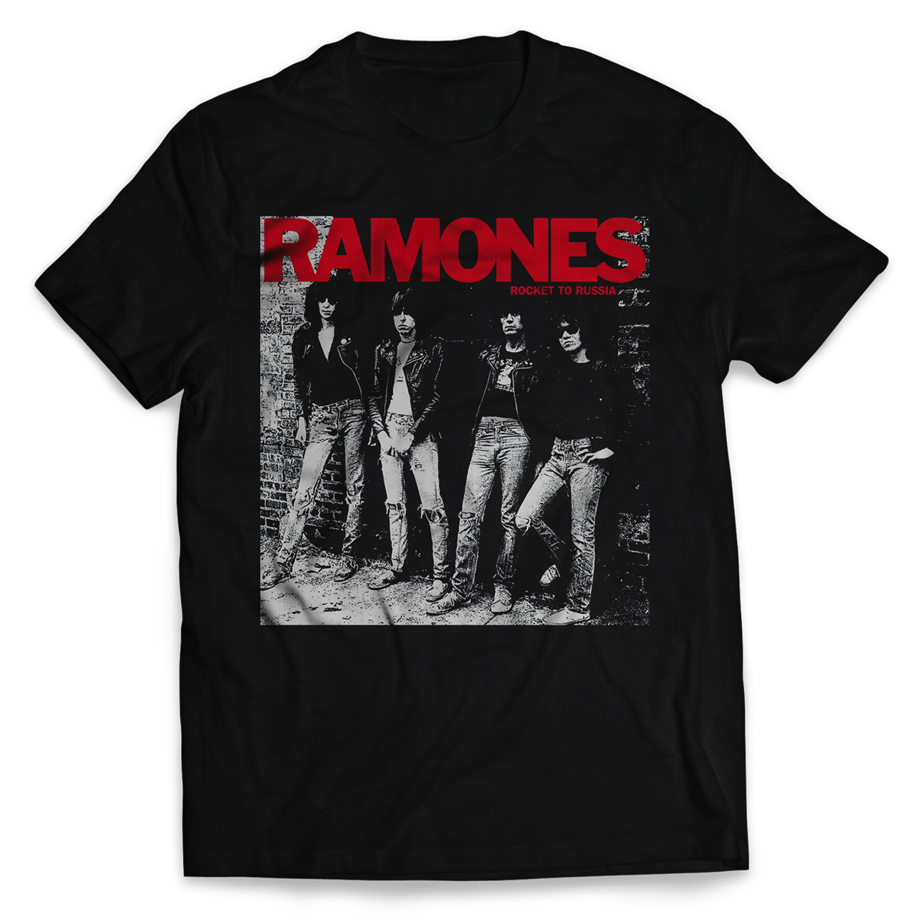 RAMONES - T-SHIRT, ROCKET TO RUSSIA