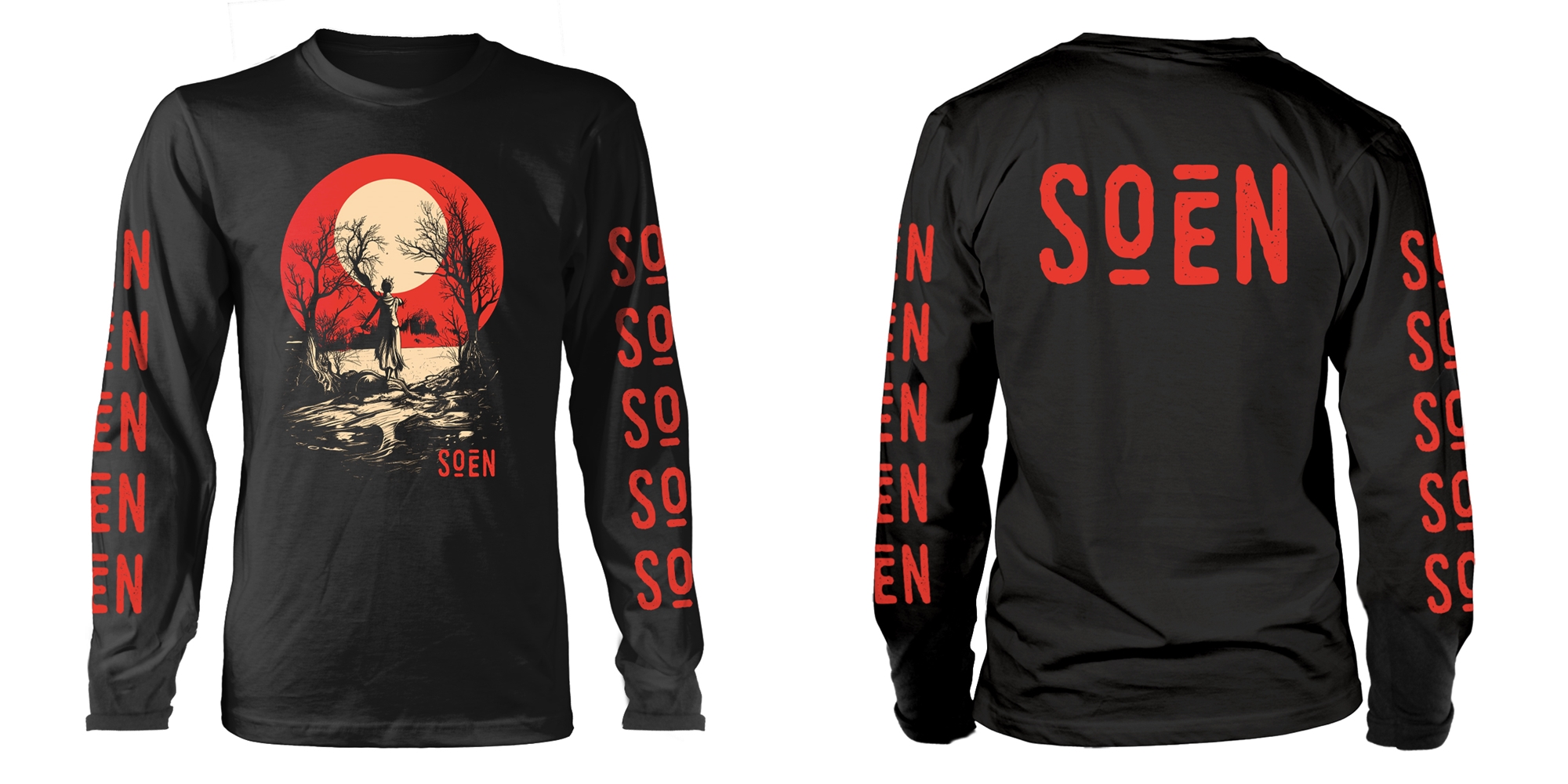 SOEN - LONG SLEEVE, REDMOON