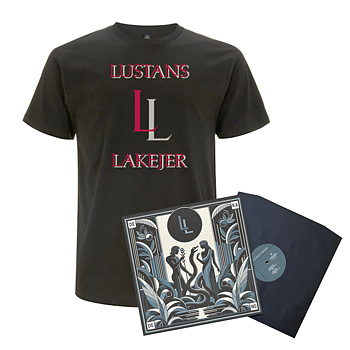 LUSTANS LAKEJER - DEKADENS BUNDLE (12" VINYL + SVART T-SHIRT)