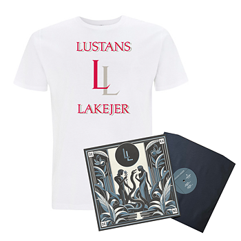 LUSTANS LAKEJER - DEKADENS BUNDLE (12" VINYL + VIT T-SHIRT)