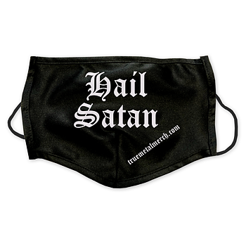 True Metal Brand - Protection Mask, Hail Satan
