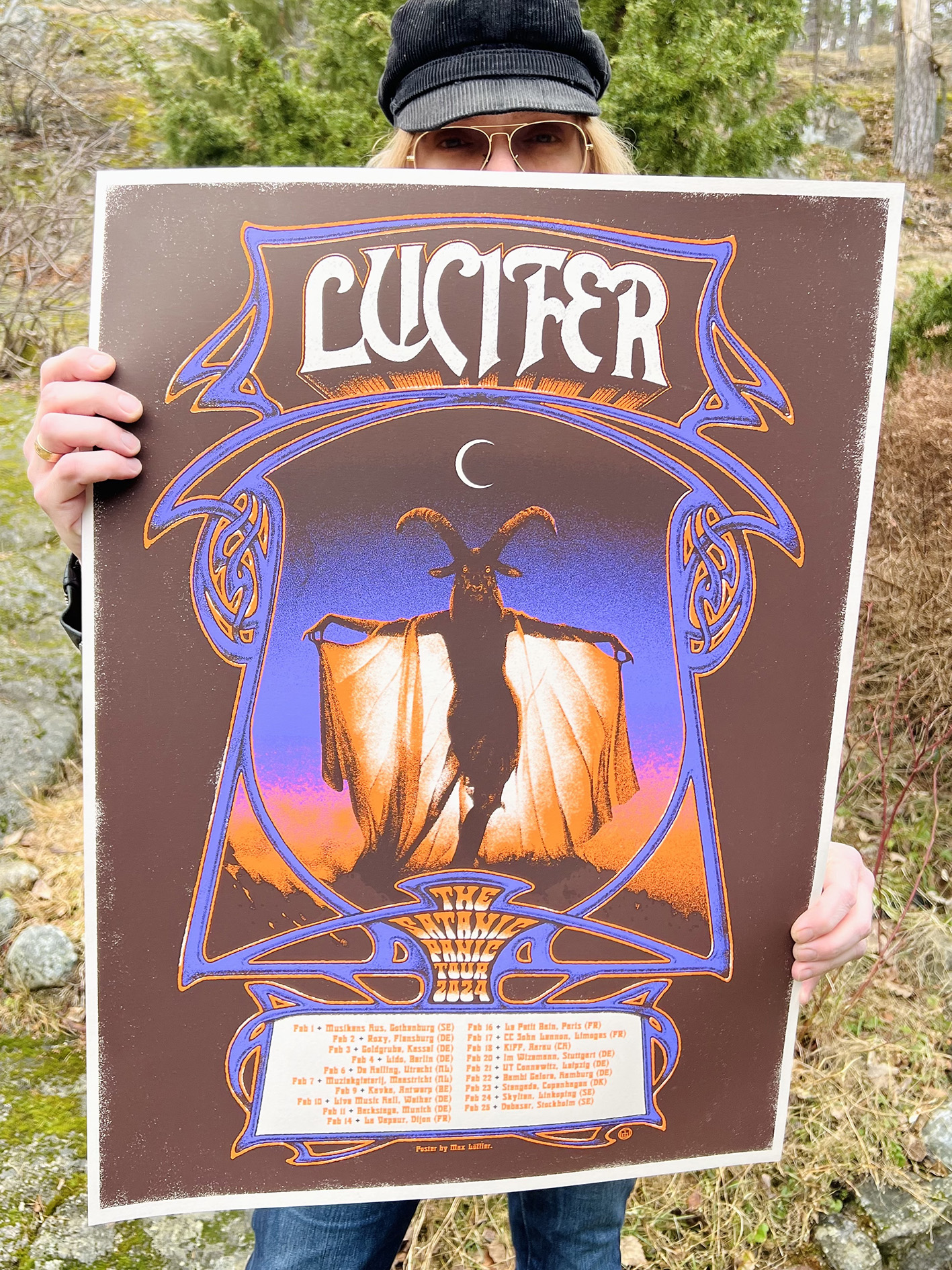 LUCIFER - THE SATANIC PANIC EU TOUR, POSTER - 2