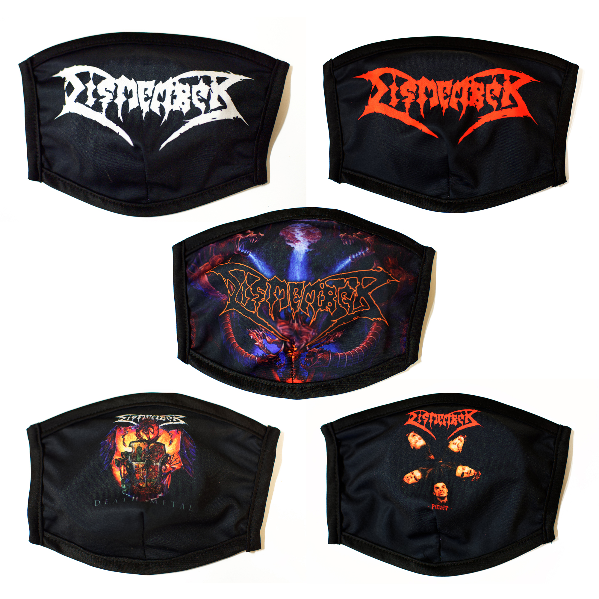 DISMEMBER - SKYDDSMASKER 5-PACK - 2