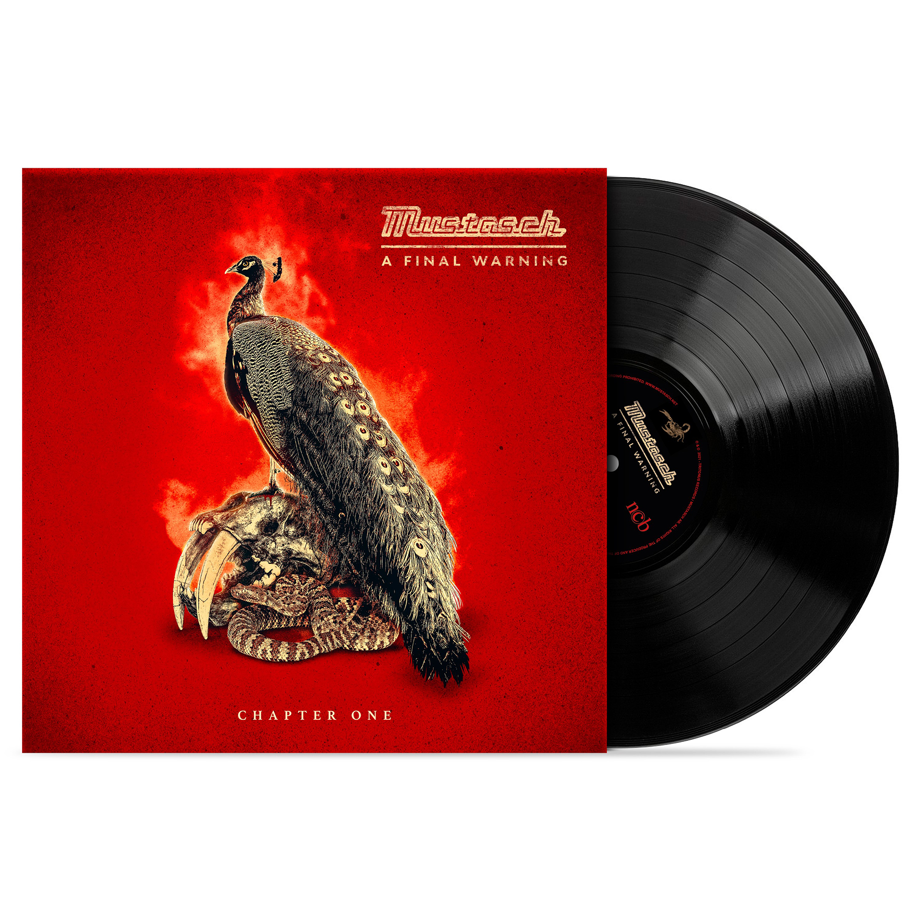 MUSTASCH - A FINAL WARNING - CHAPTER ONE (10" BLACK VINYL)