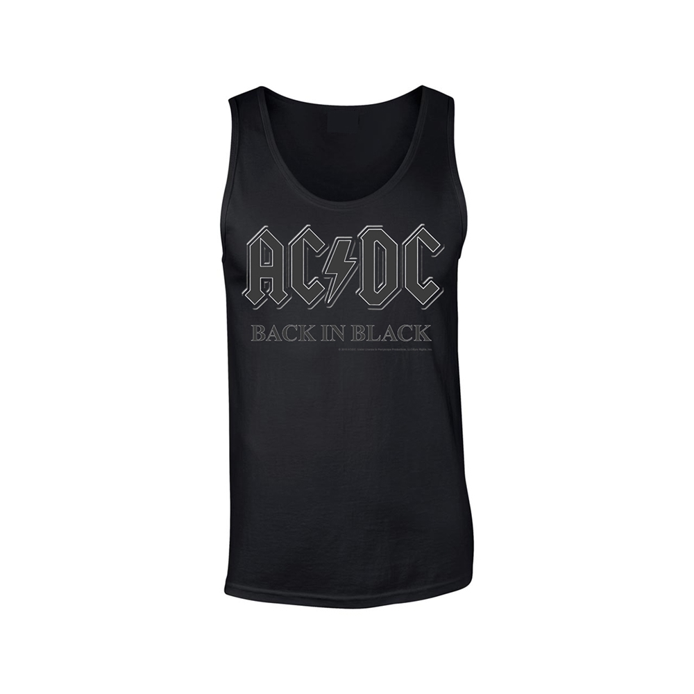 AC/DC - TANK TOP, BACK IN BLACK