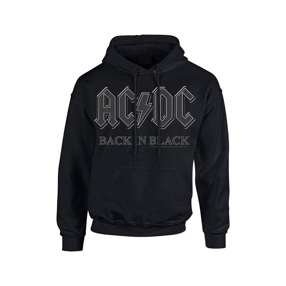 Bandit Rockstore AC/DC HOODIE, BACK IN BLACK