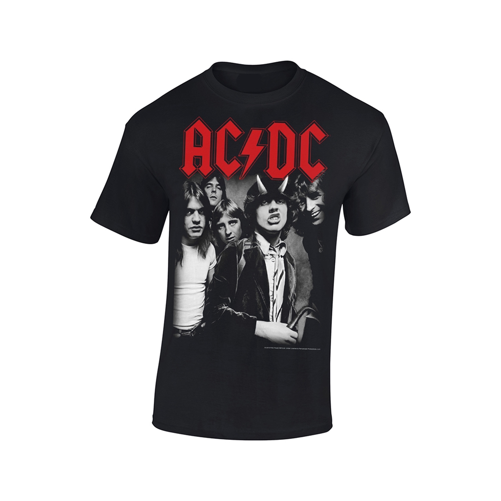 AC/DC - T-SHIRT, HIGHWAY TO HELL (B/W)