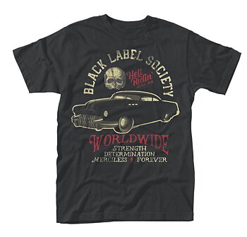 BLACK LABEL SOCIETY - T-SHIRT, HELL RIDING HOT ROD