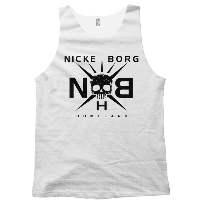 NICKE BORG - TANK TOP, SKULL LOGO