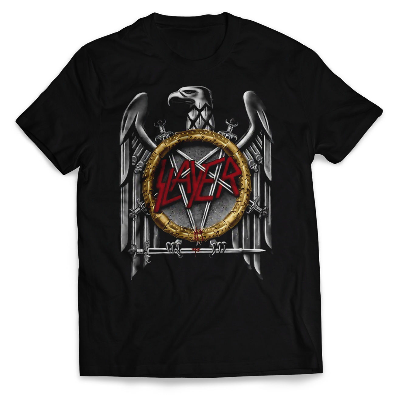 SLAYER - T-SHIRT, SILVER EAGLE