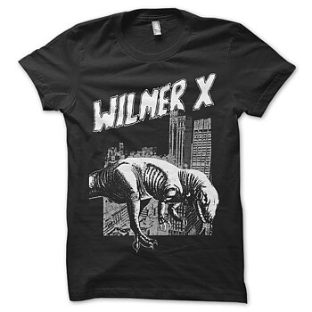 WILMER X - T-SHIRT, REX (VINTAGE BLACK)