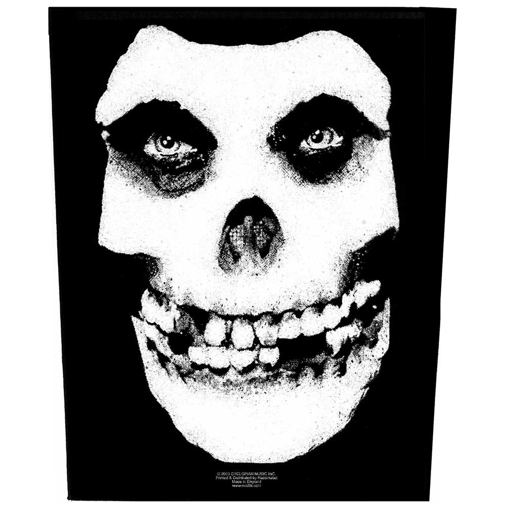 MISFITS - BACK PATCH, FACE SKULL - 2