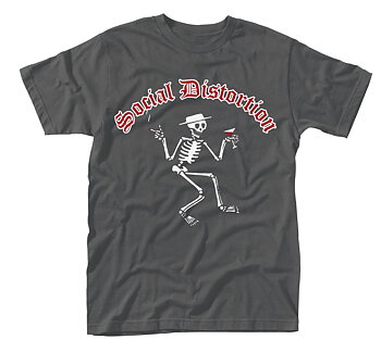 SOCIAL DISTORTION - T-SHIRT, SKELLY LOGO