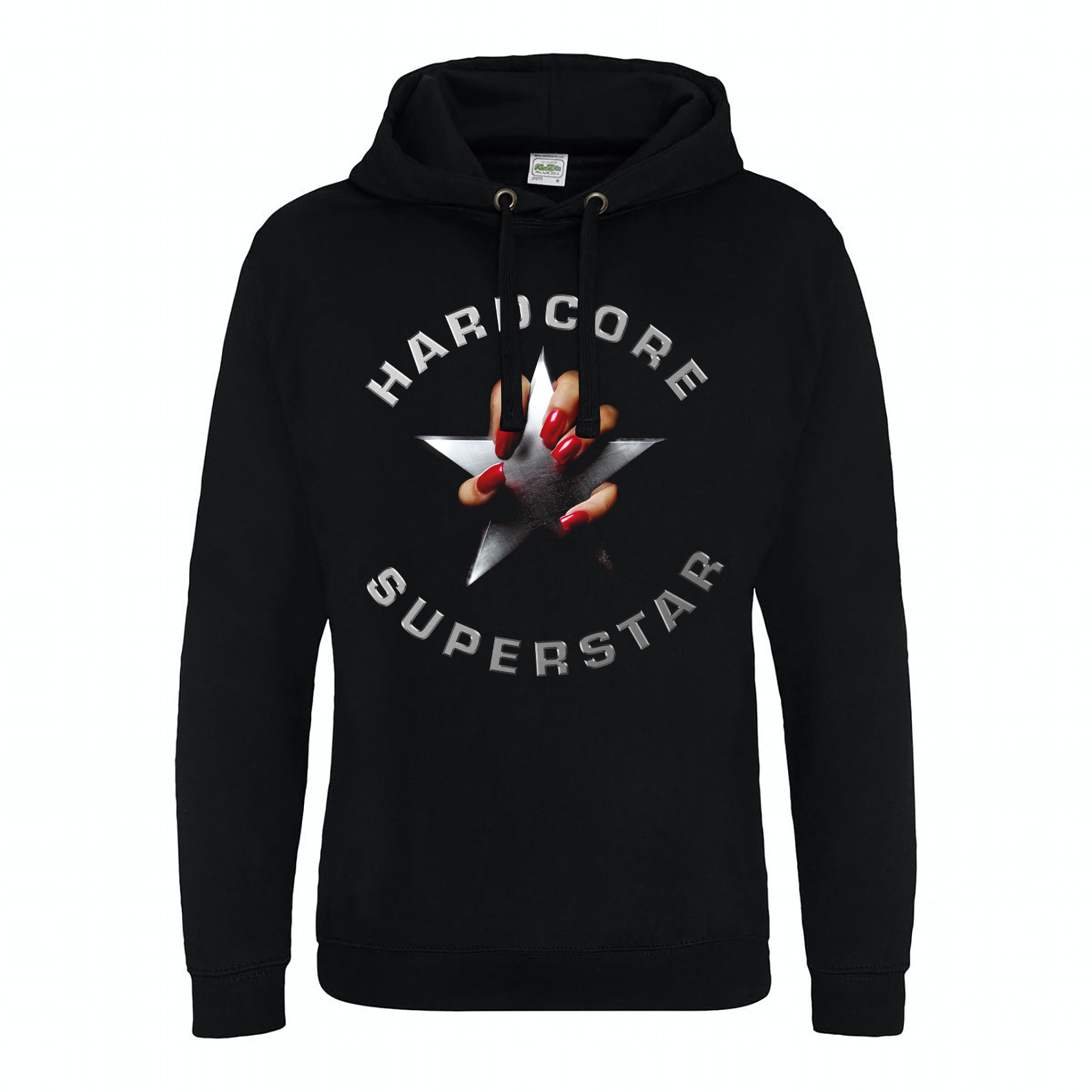 Merchants HARDCORE SUPERSTAR HOODIE, BLACK ALBUM