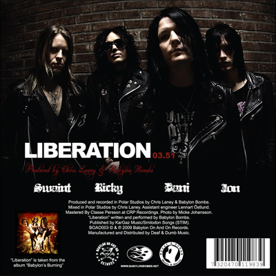 BABYLON BOMBS - LIBERATION (CDS) - 2