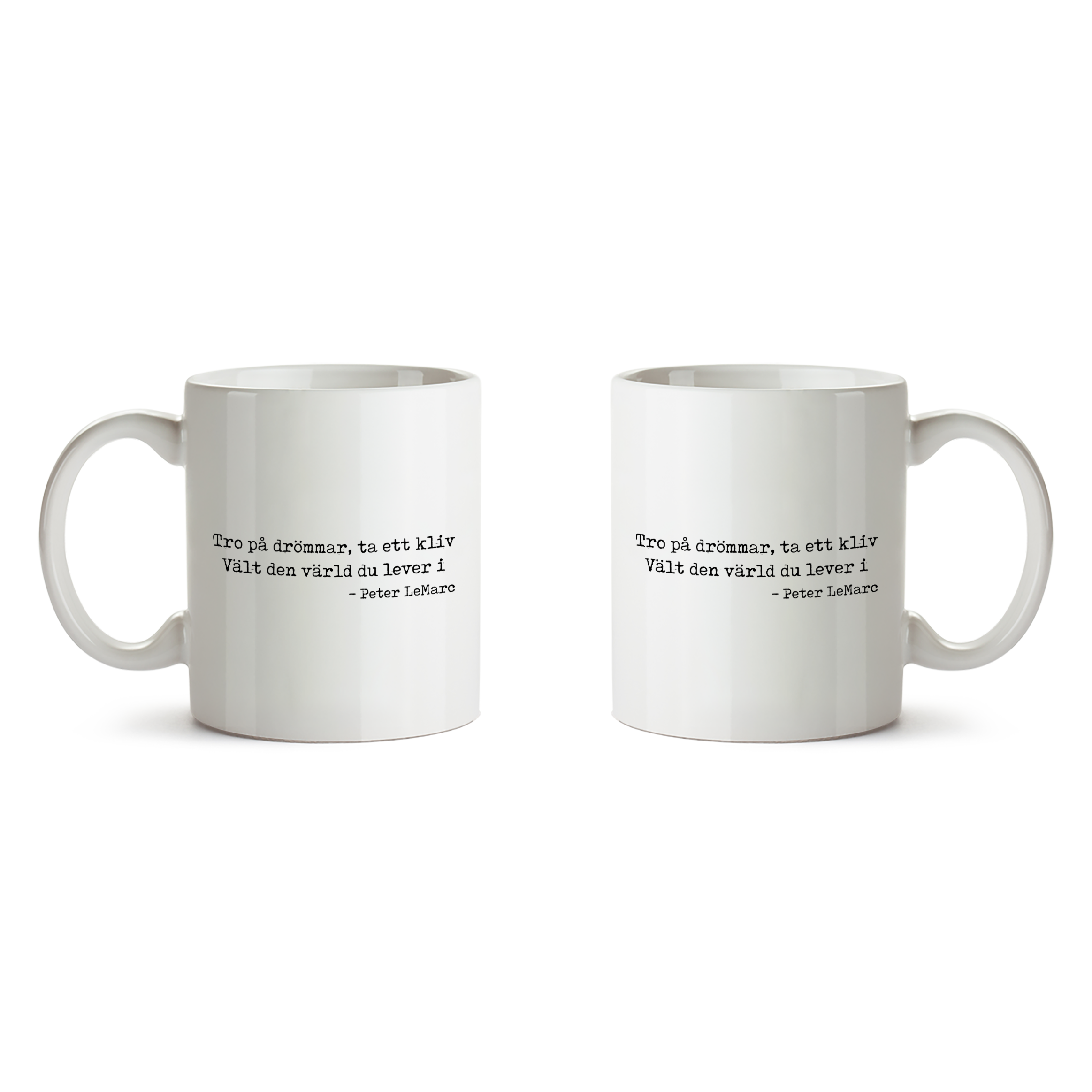 PETER LEMARC - MUGG, TRO PÅ DRÖMMAR (2-PACK)