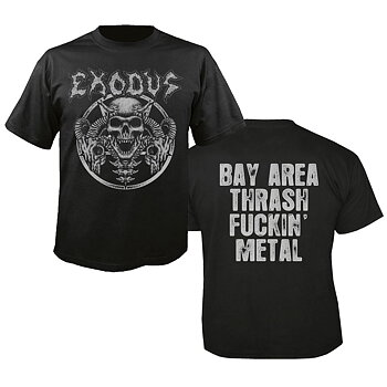 EXODUS - T-SHIRT, HORNS SKULL