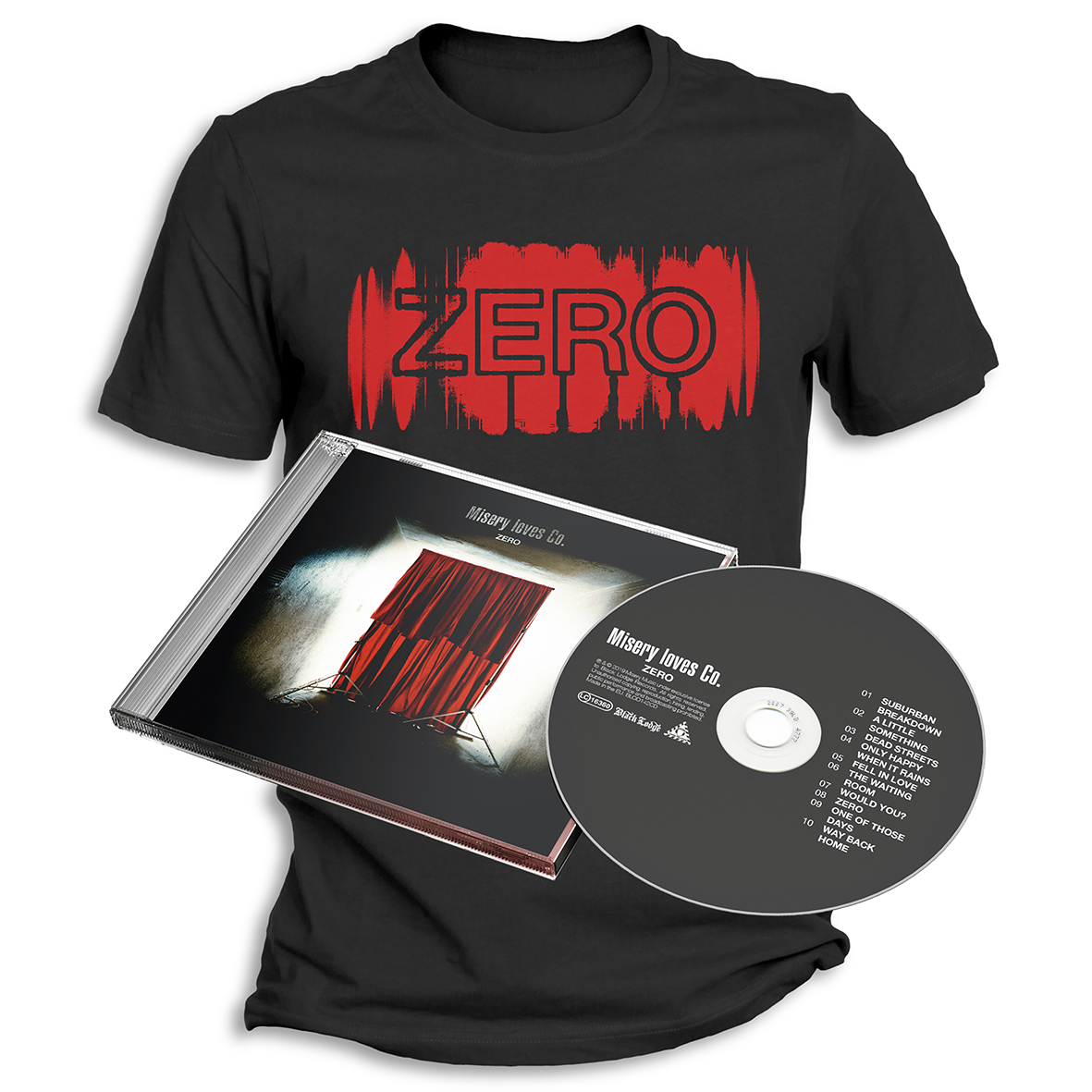 MISERY LOVES CO. - ZERO BUNDLE (CD + T-SHIRT)