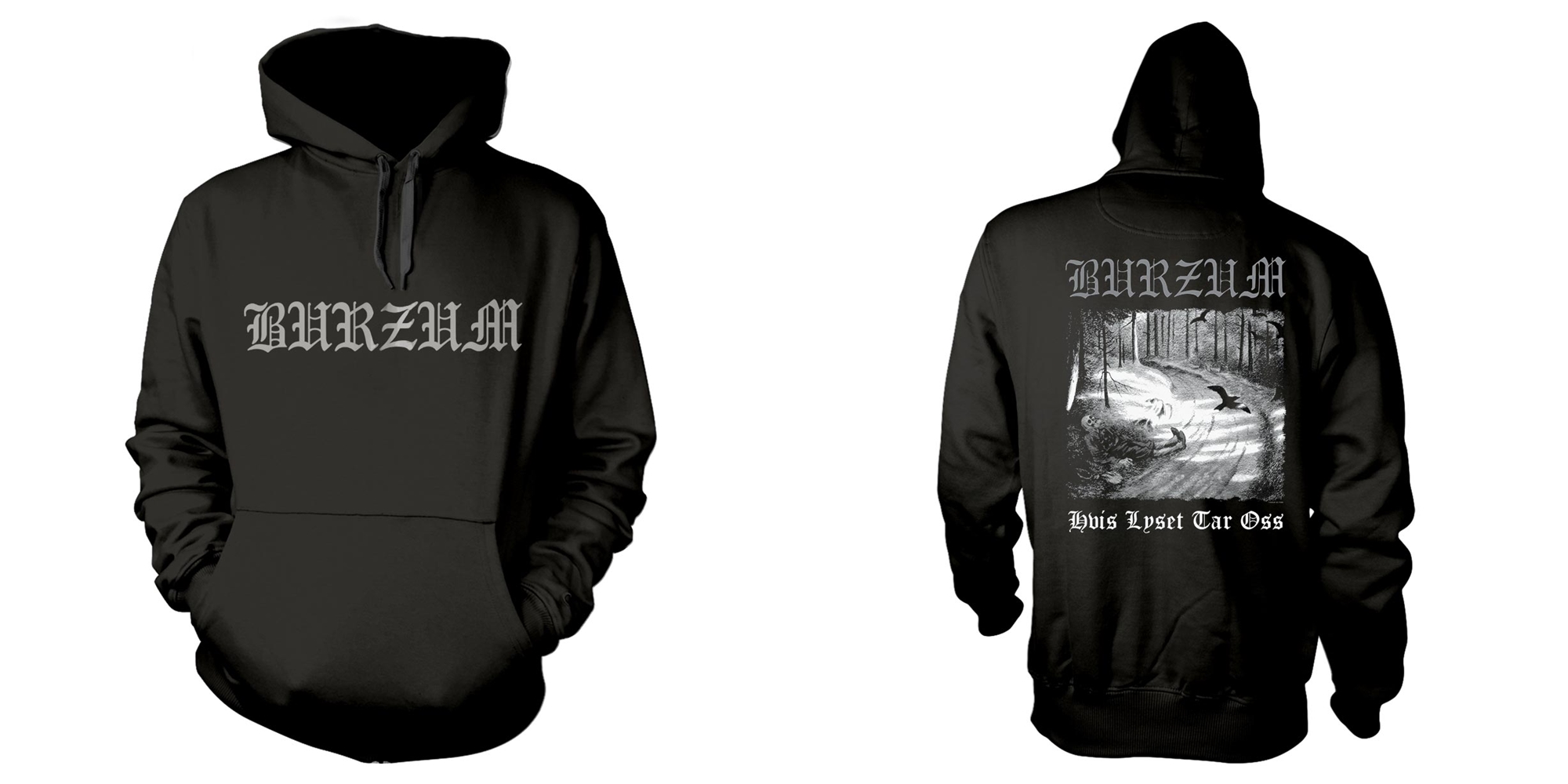 BURZUM - HOODED SWEATSHIRT, HVIS LYSET TAR OSS