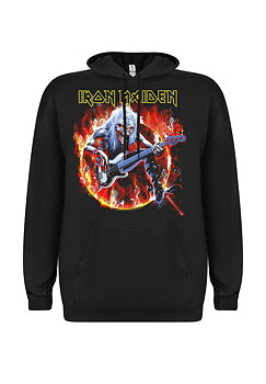 IRON MAIDEN - HOODIE, EDDIE LIVE FLAMES