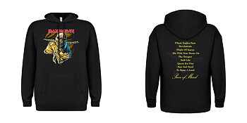 IRON MAIDEN - HOODIE, PIECE OF MIND TRACKS