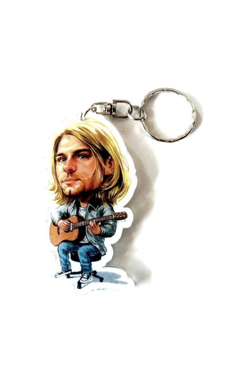 Nyckelring: Nirvana -Kurt Cobain
