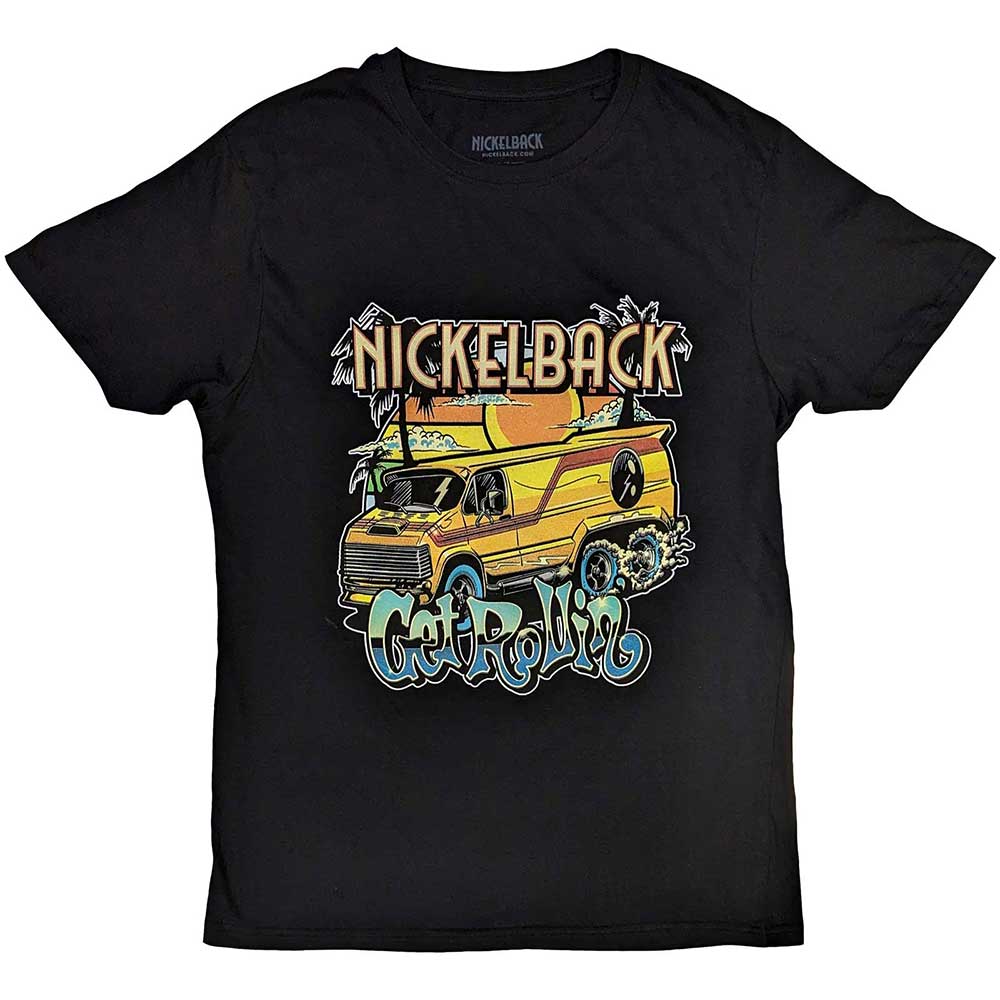 Nickelback Unisex T-Shirt: Get Rollin' (Small)