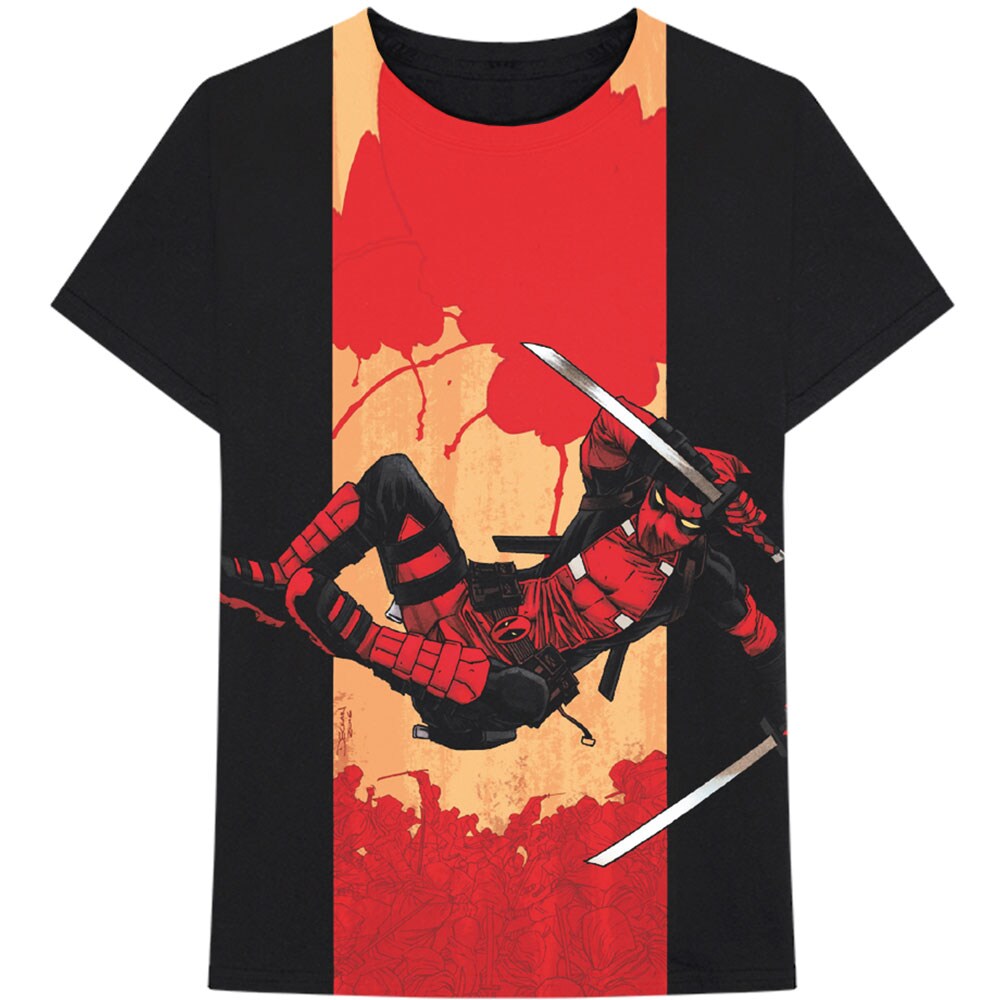 Marvel Comics Unisex T-Shirt: Deadpool Samurai (X-Large)