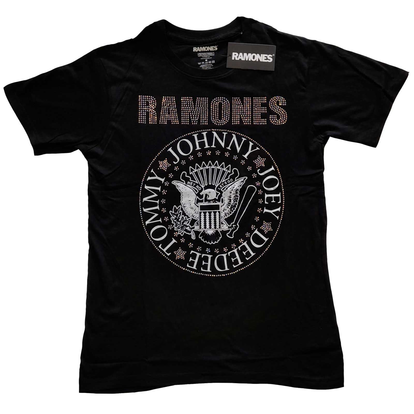 Ramones Kids Embellished T-Shirt: Presidential Seal (Diamante) (5-6 Years)