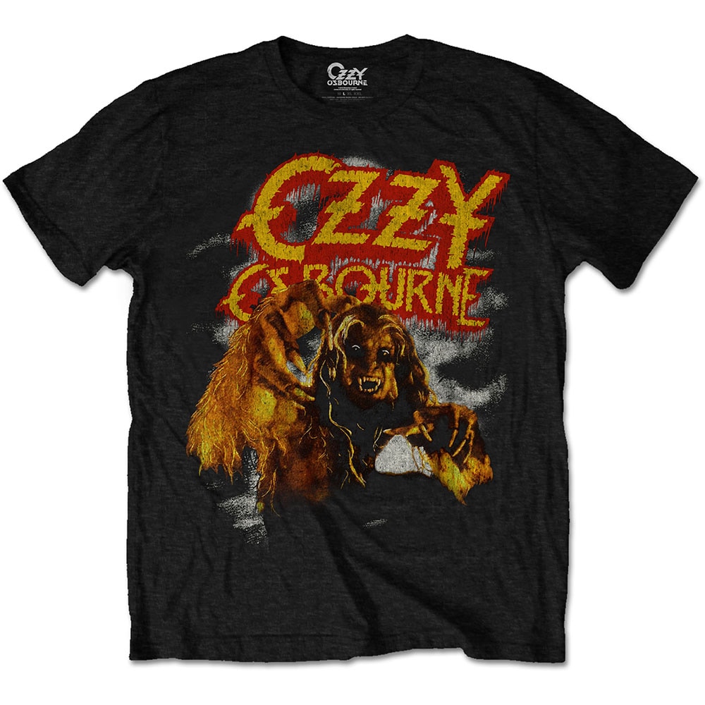 Ozzy Osbourne Unisex T-Shirt: Vintage Werewolf (X-Large)
