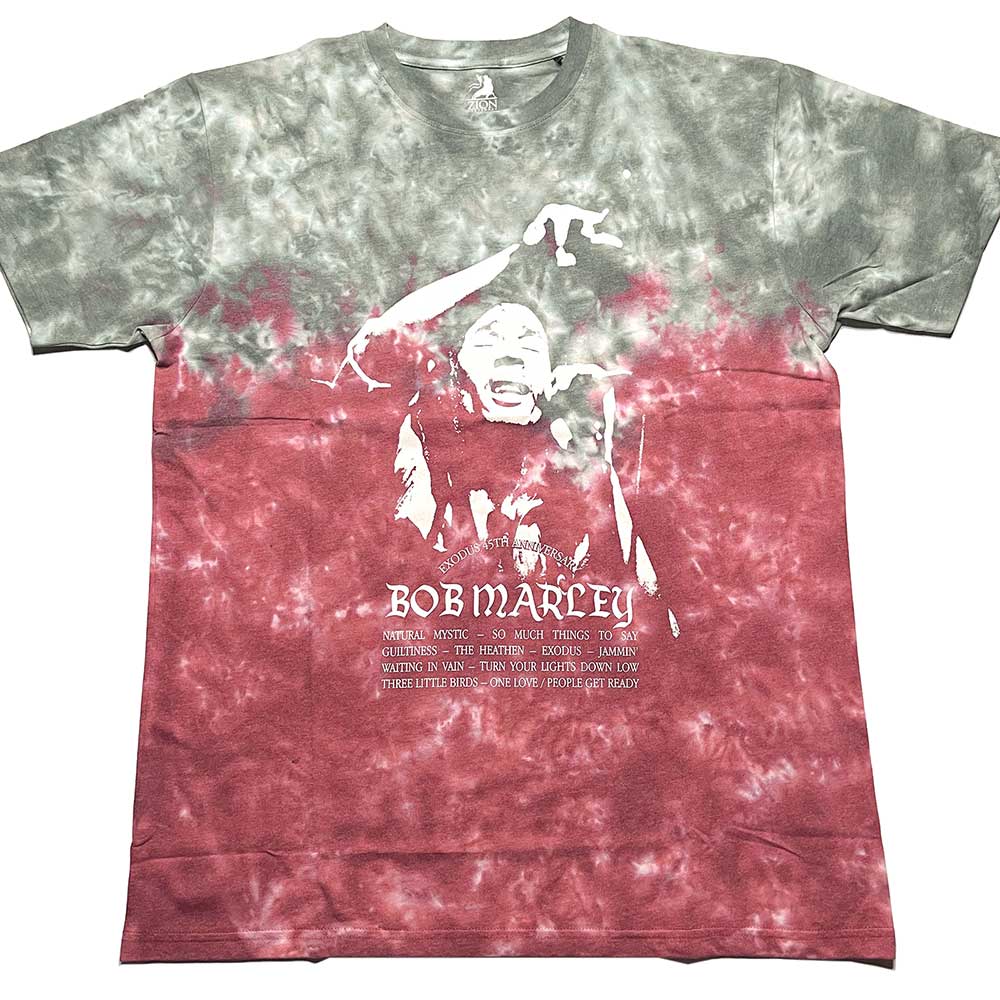 Bob Marley Unisex T-Shirt: Exodus Playlist (Wash Collection) (Small)