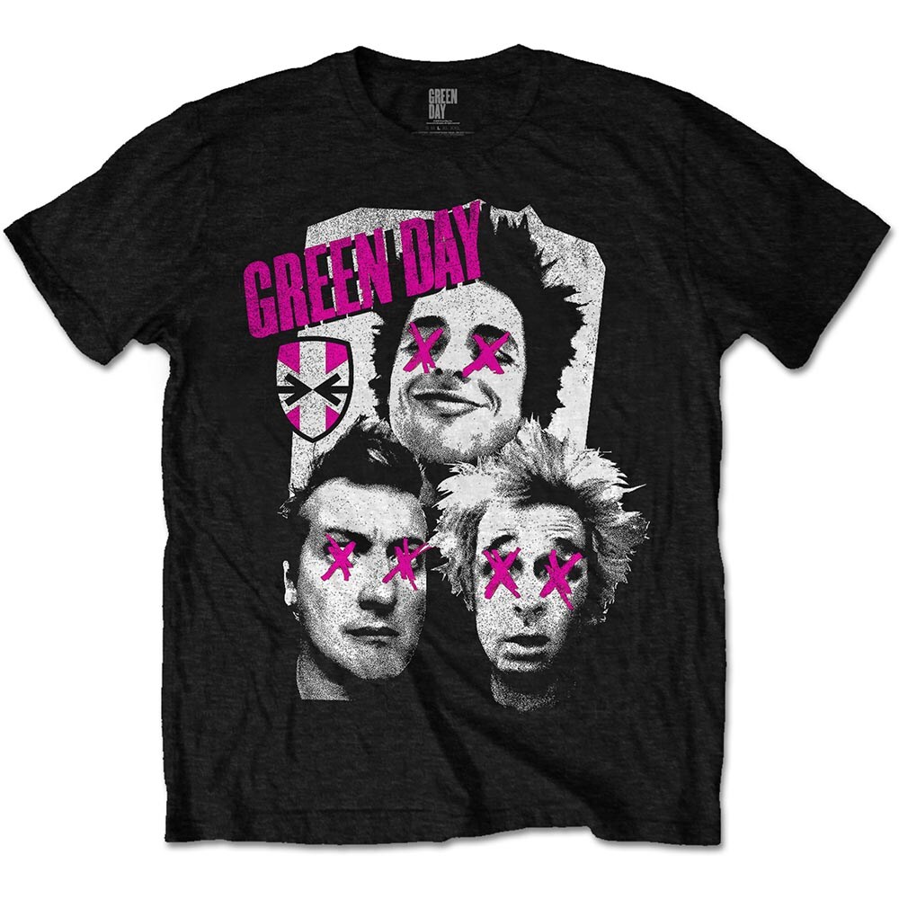 Green Day Unisex T-Shirt: Patchwork (Medium) - 2