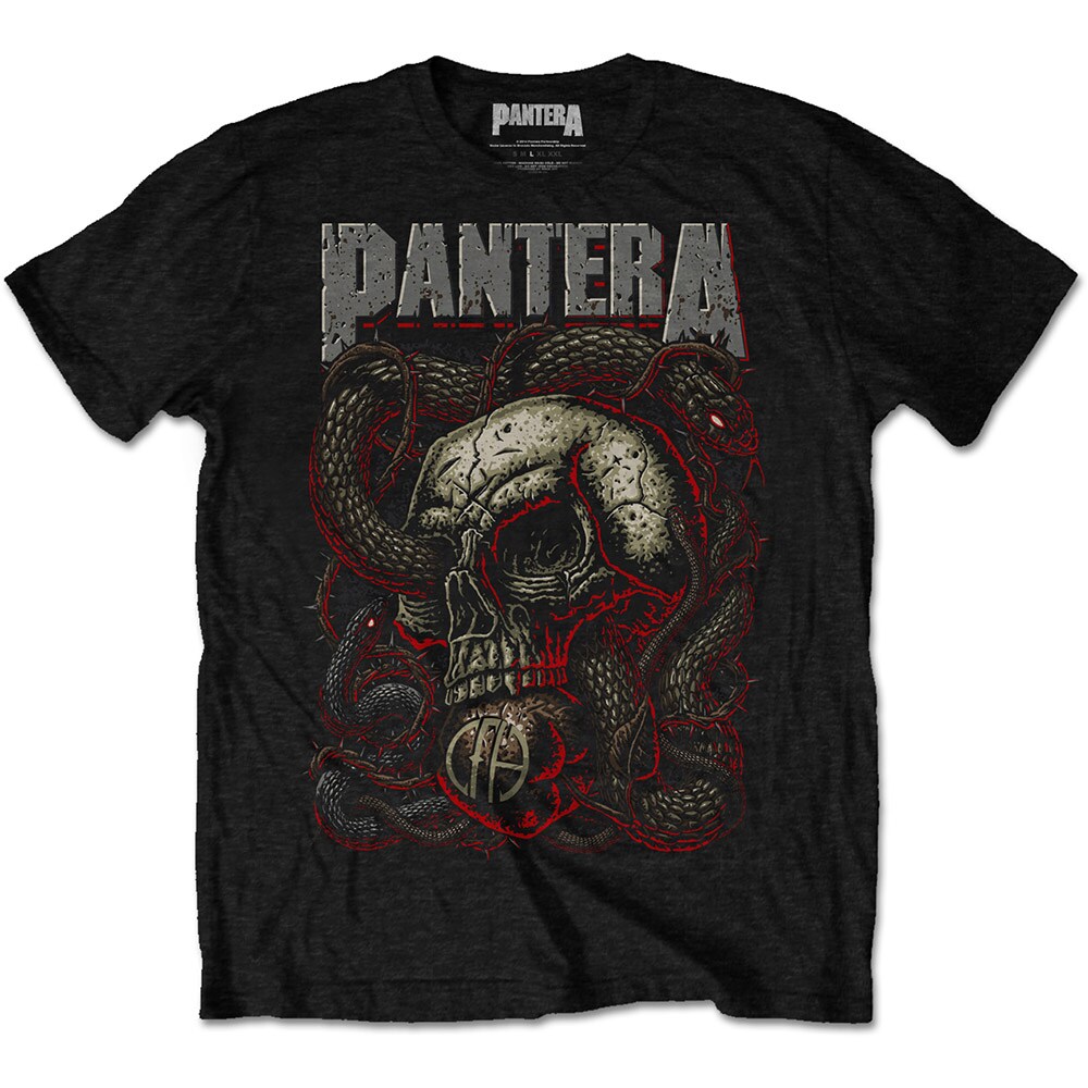 Pantera Unisex T-Shirt: Serpent Skull (XX-Large)