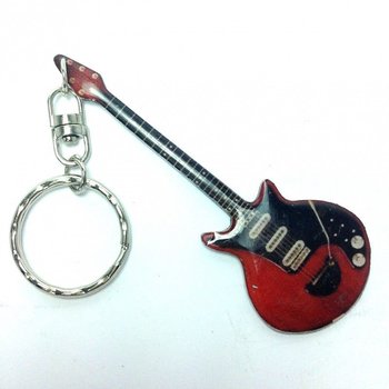 Nyckelring: Queen - Brian May - Special Red