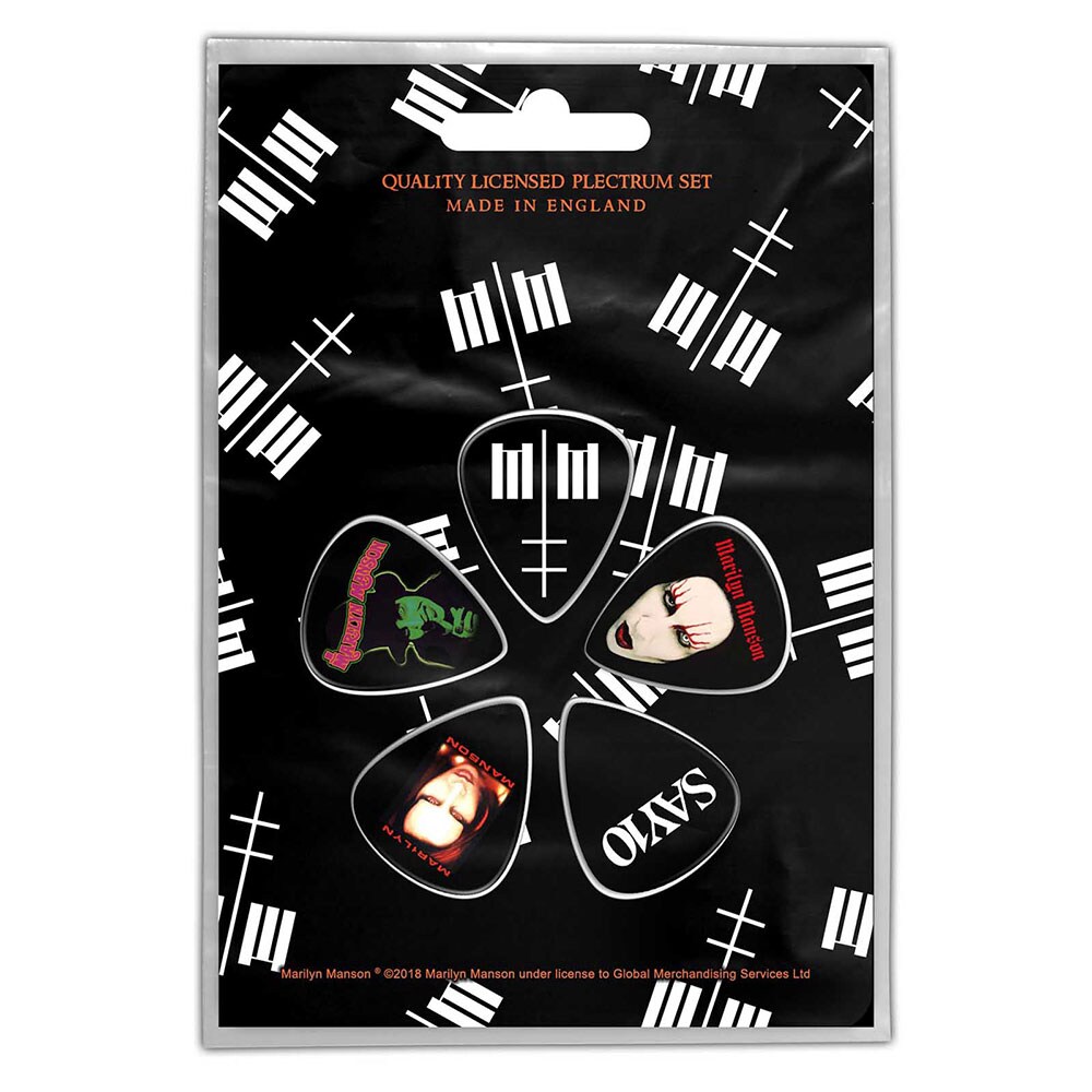 Marilyn Manson Plectrum Pack: MM (Retail Pack)