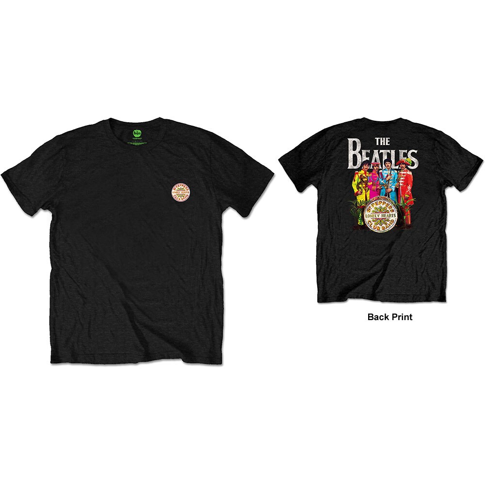 The Beatles Unisex T-Shirt: Sgt Pepper (Back Print/Retail Pack) (XX-Large)