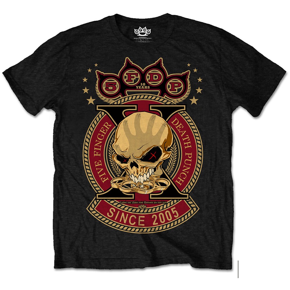 Five Finger Death Punch Unisex Tee: Anniversary X (Large) - 2