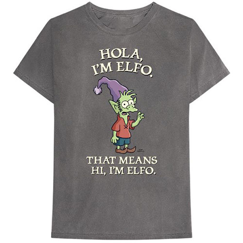 Disenchantment Unisex T-Shirt: Hola I'm Elfo (Large)