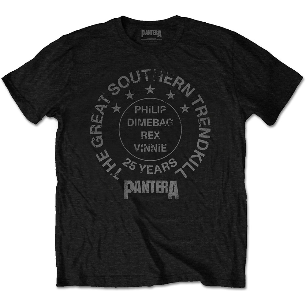 Pantera Unisex T-Shirt: 25 Years Trendkill (Medium)