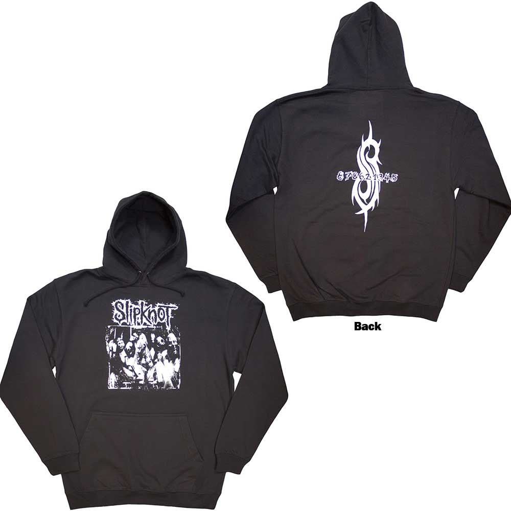 Slipknot Unisex Pullover Hoodie: Album Splatter (Back Print) (XX-Large)