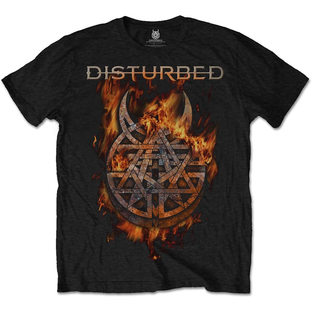 Disturbed Unisex T-Shirt: Burning Belief (Medium) - 2