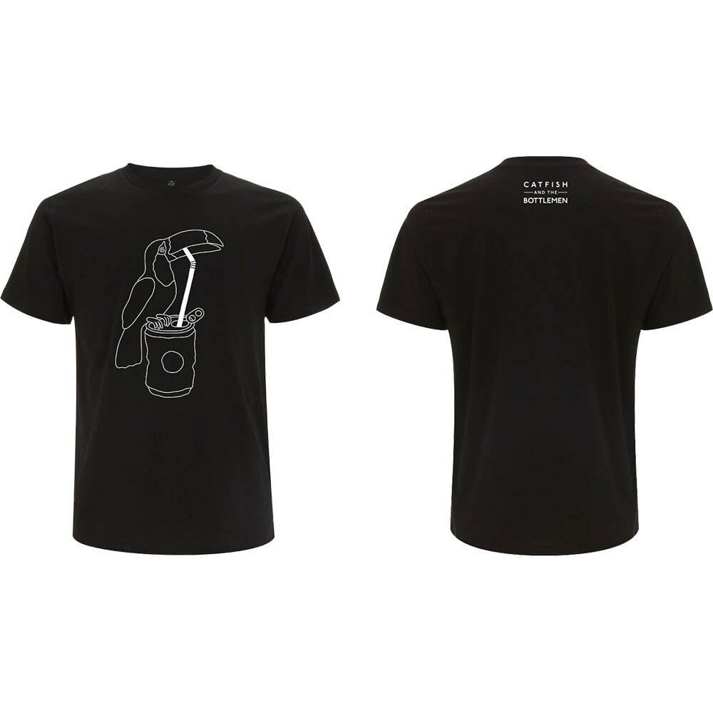 Catfish & The Bottlemen Unisex T-Shirt: Toucan (Back Print) (Large)