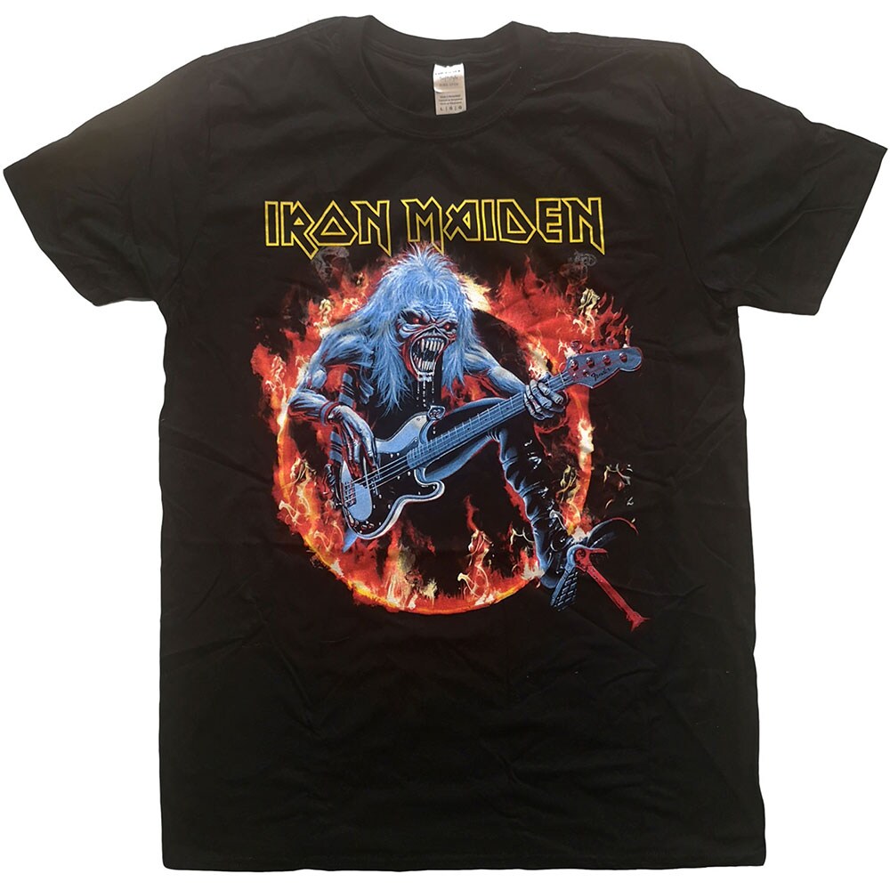 Iron Maiden Unisex T-Shirt: Fear Live Flames (X-Large) - 2