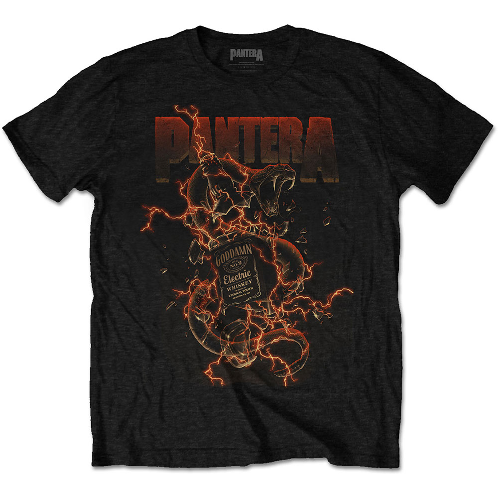 Pantera Unisex T-Shirt: Goddamn Whiskey (X-Large)